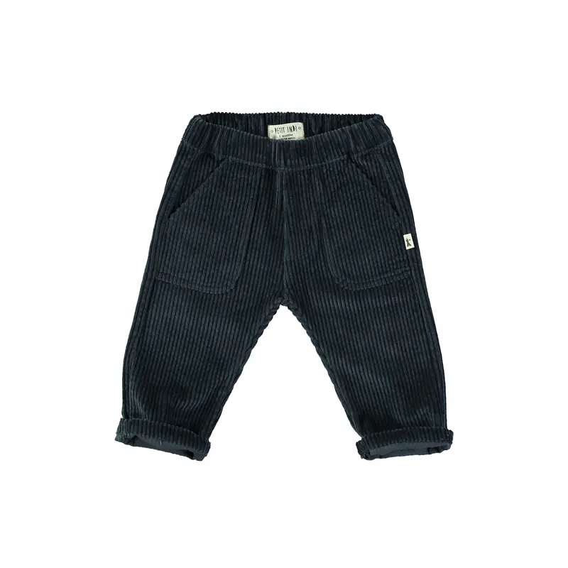 Pantaloni in Velluto a Coste con Risvolti | PETIT INDI