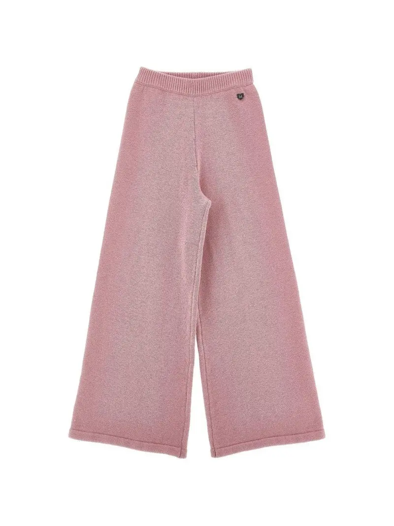 Pantaloni per bambina Monnalisa in maglia