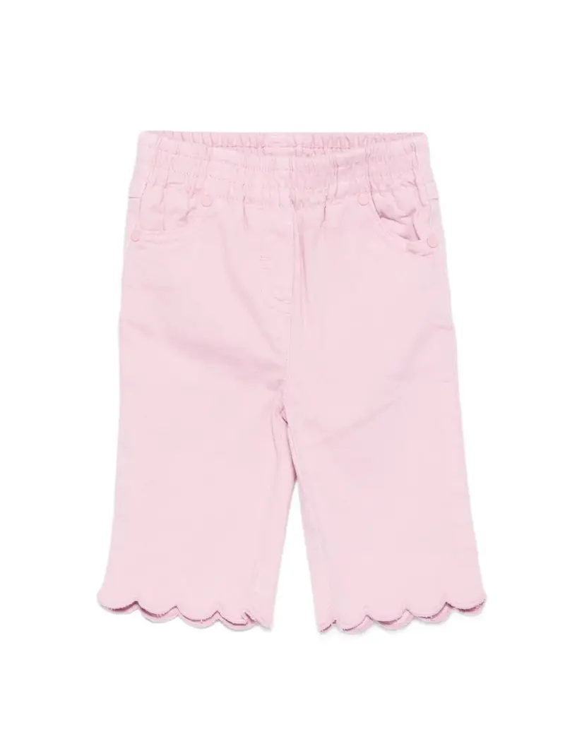 PANTALONI ROSA CON ORLO SMERALDO STELLA MCCARTNEY
