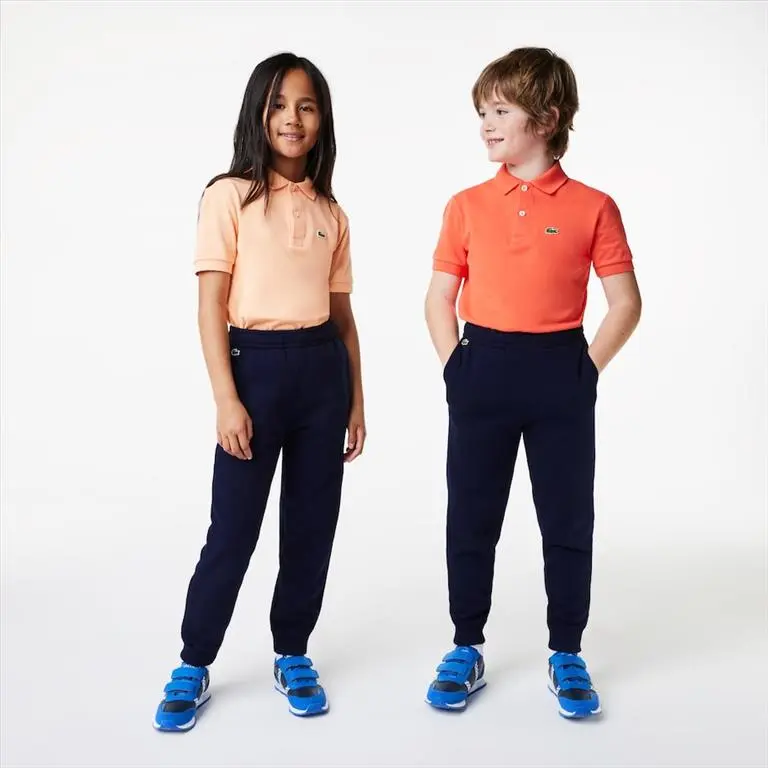 Pantaloni sportivi da bambino color block Lacoste