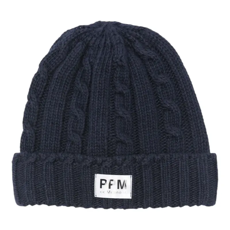 Paolo Pecora Cappello tinta unita con Logo Blu per Bambino