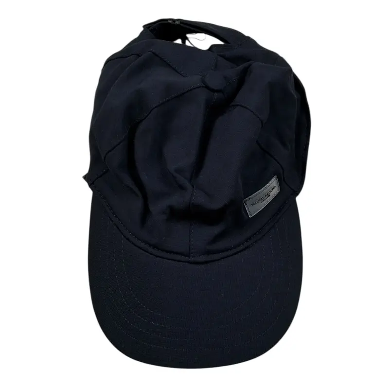 Paolo Pecora Cappello tinta unita con Visiera Blu per Bambino