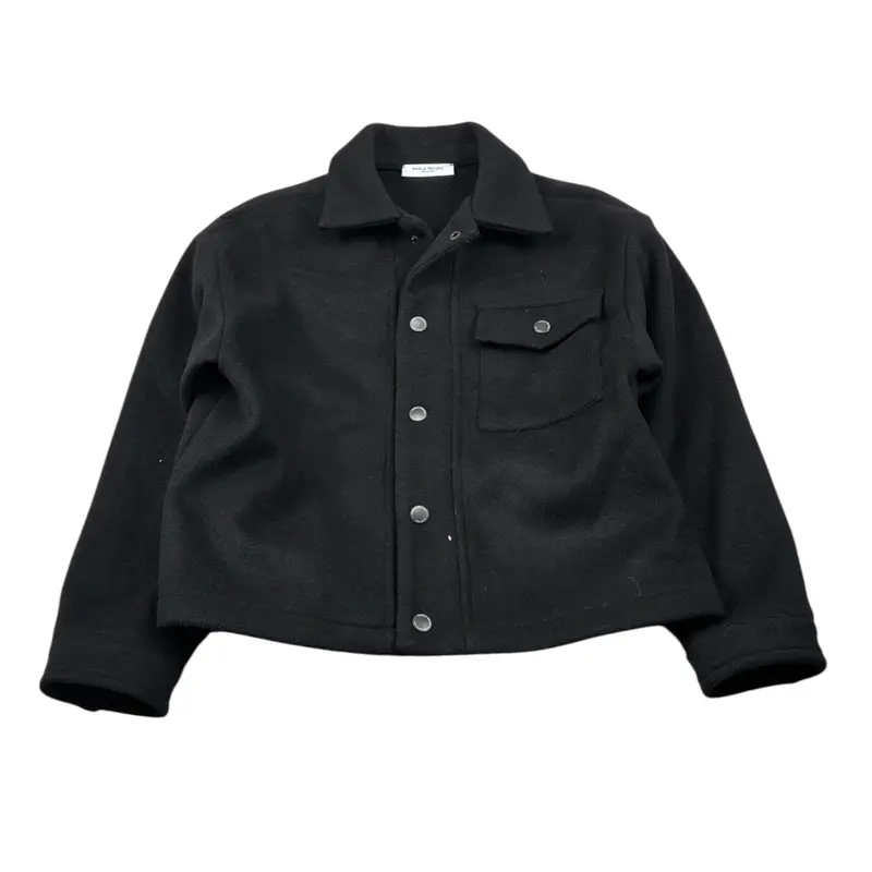 Paolo Pecora Giacca Camicia tinta unita Nero per Bambino