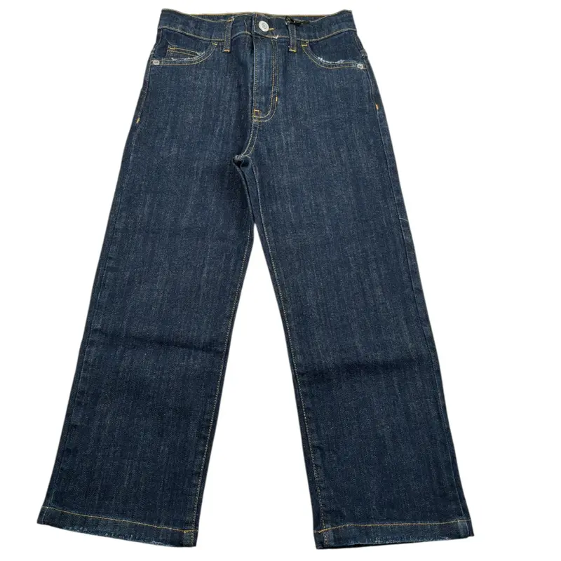 Paolo Pecora Jeans tinta unita con Girovita Regolabile Blu per Bambino
