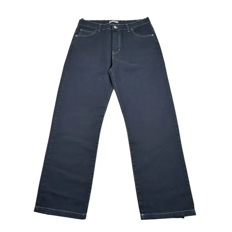 Paolo Pecora Jeans tinta unita con Girovita Regolabile Blu per Bambino