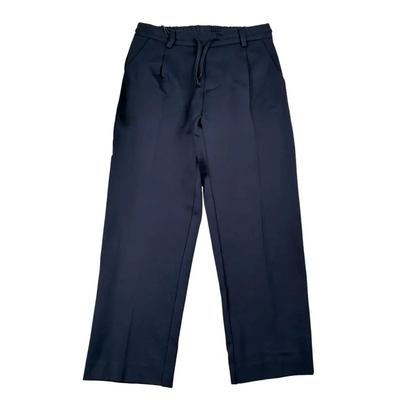 Paolo Pecora Pantalone tinta unita con Elastico In Vita Blu per Bambino