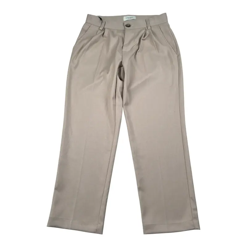 Paolo Pecora Pantalone tinta unita con Girovita Regolabile Beige per Bambino