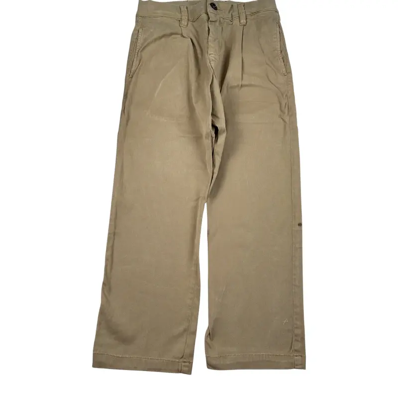 Paolo Pecora Pantalone tinta unita con Girovita Regolabile Beige per Bambino
