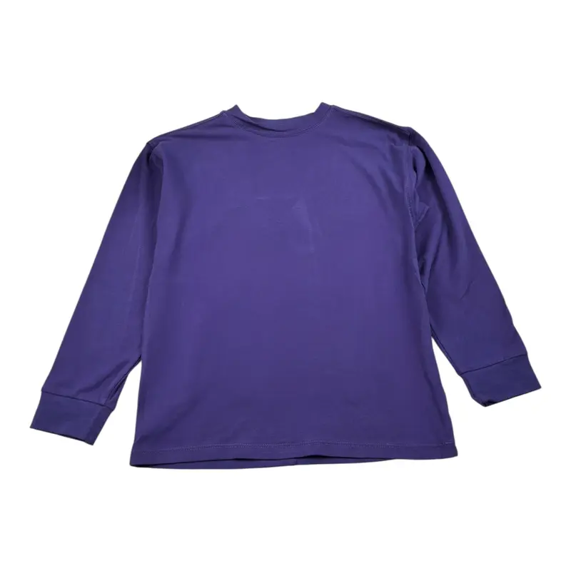 Paolo Pecora Shirt tinta unita Girocollo Viola per Bambino