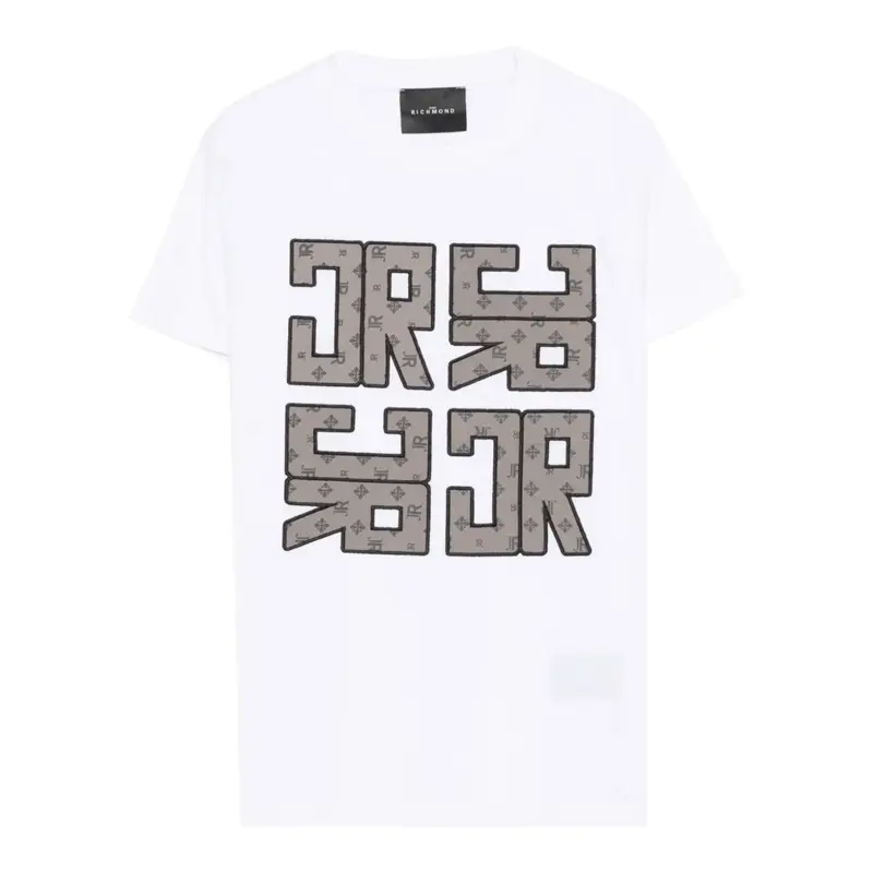 Paolo Pecora T-Shirt Girocollo tinta unita Bianco per Bambino