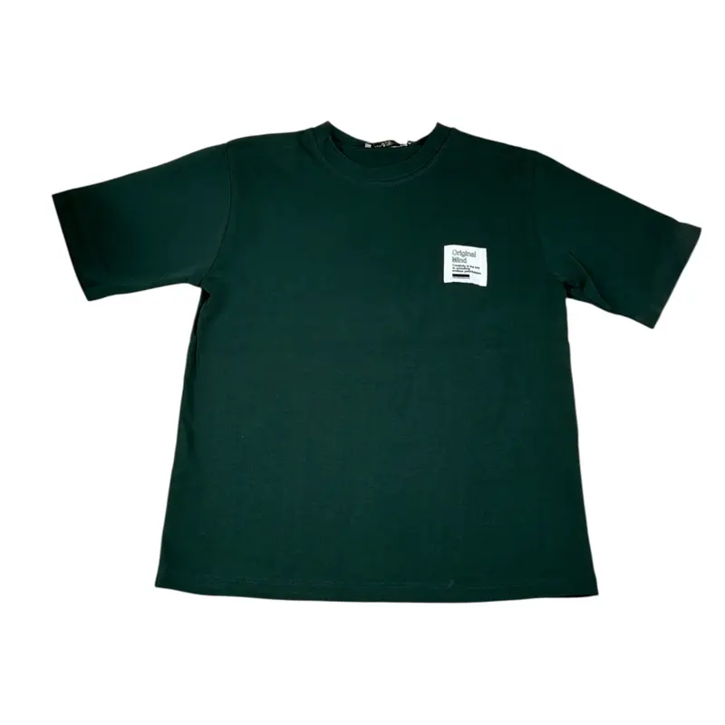 Paolo Pecora T-Shirt Girocollo tinta unita Verde per Bambino