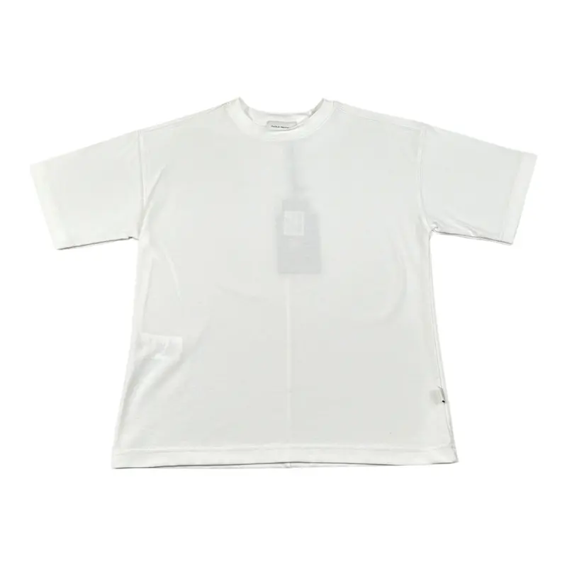 Paolo Pecora T-Shirt tinta unita Girocollo Bianco per Bambino