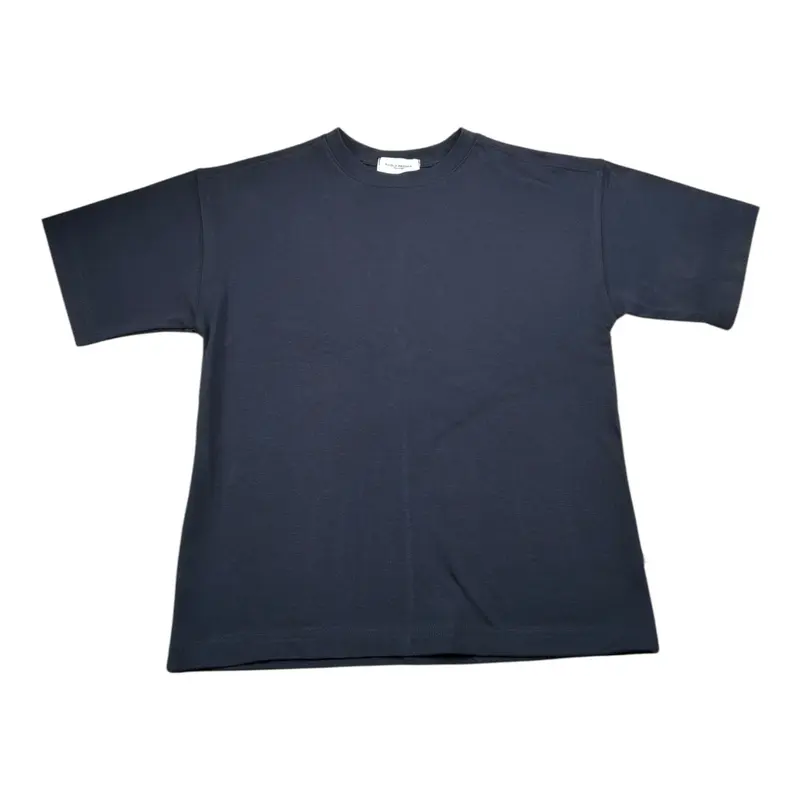 Paolo Pecora T-Shirt tinta unita Girocollo Blu per Bambino