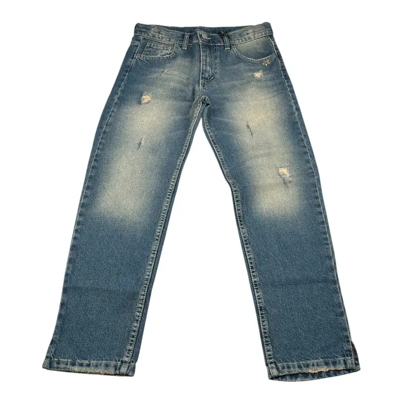Paris Hilton Jeans tinta unita Girovita Regolabile Azzurro per Bambina
