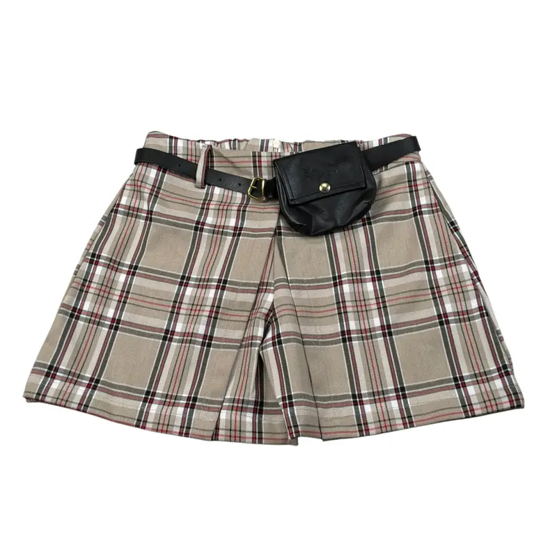 Paris Hilton Short Stampa Fantasia con Cintura Beige per Bambina