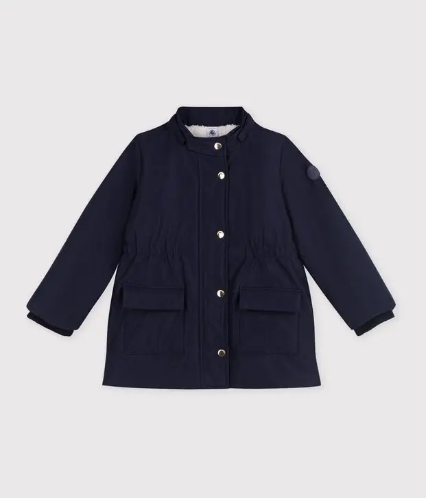 Parka bambino lunghezza media tinta unita Petit Bateau