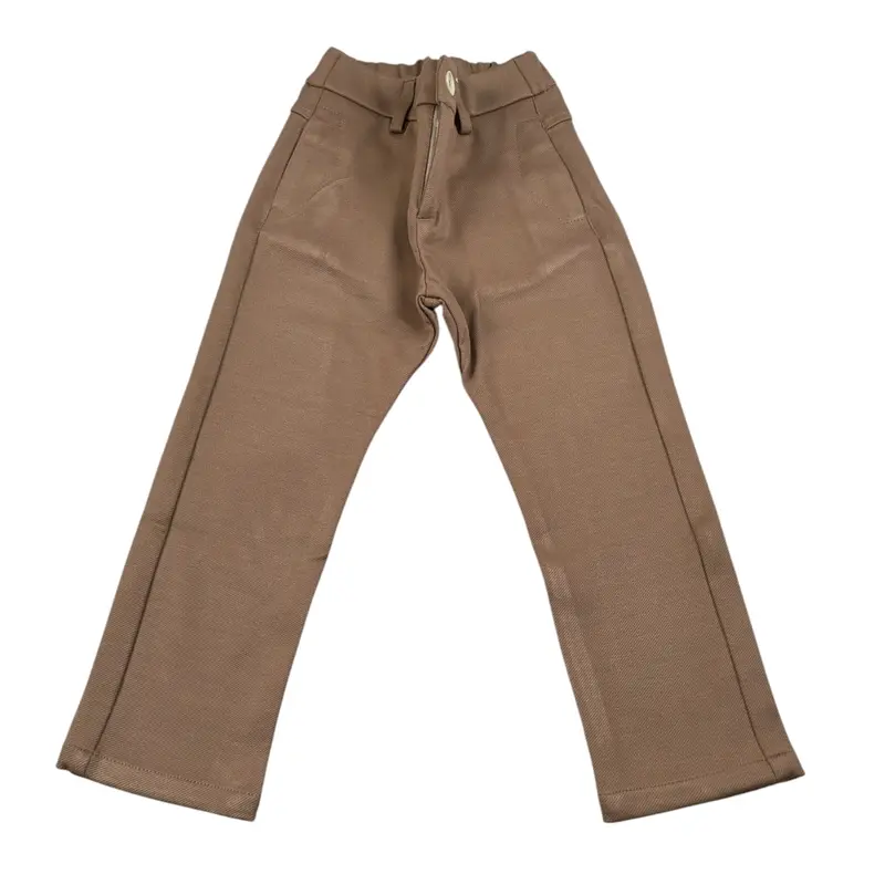 Patrizia Pepe Pantalone tinta unita con Elastico In Vita Cammello per Bambino