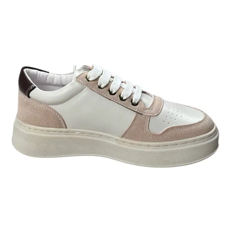 Patrizia Pepe Sneakers tinta unita con Lacci Bianco per Bambina