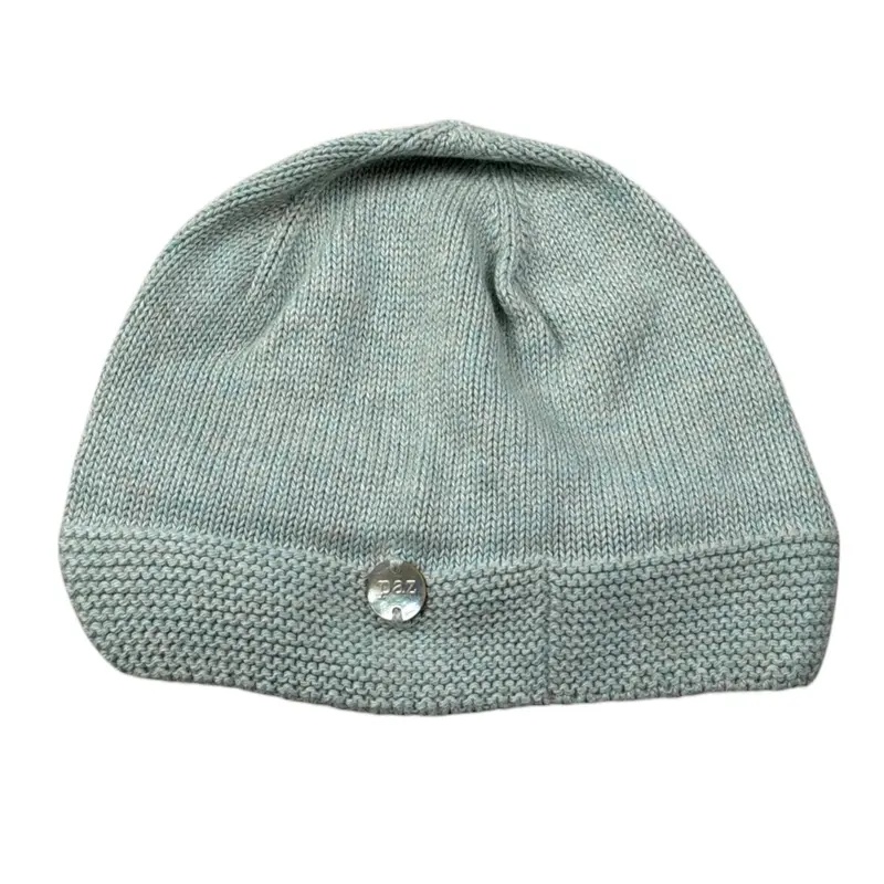 Paz Rodriguez Cappello tinta unita Verde Acqua per Neonato