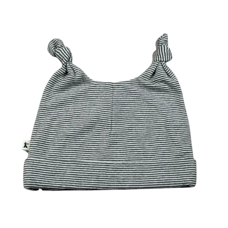 Petit - Indi Cappello Fantasia A Righe Grigio per Neonato