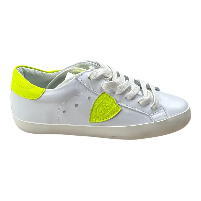 Philipe Model Sneakers tinta unita con Lacci Bianco per Bambino
