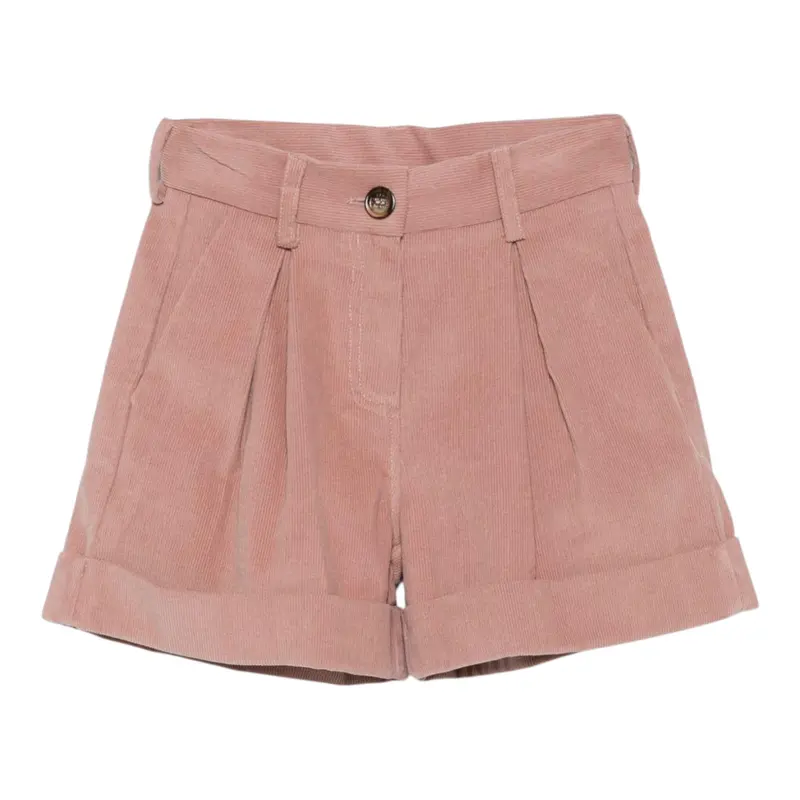 Philosophy Short tinta unita con Girovita Regolabile Rosa per Bambina