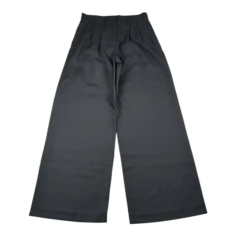 Pink Baby Pantalone tinta unita Modello Palazzo Nero per Bambina