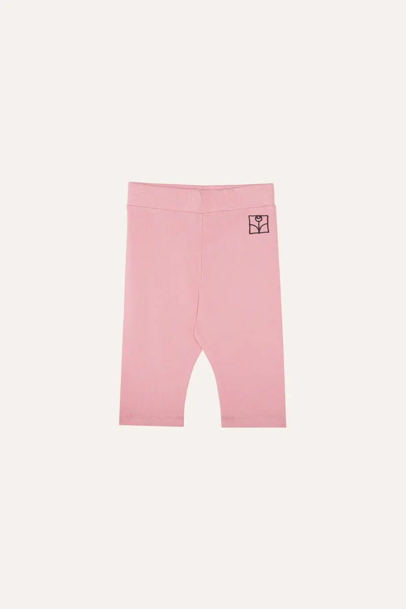 Pink Kids Short Leggings