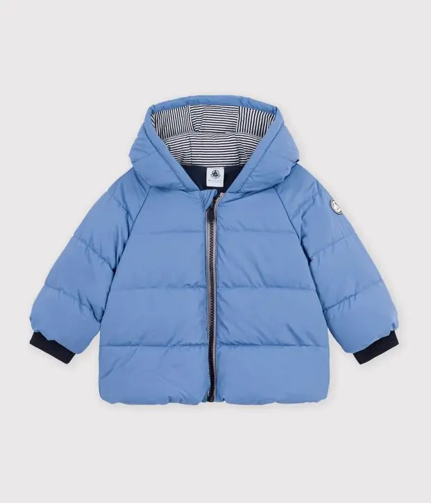 Piumino in poliestere tinta unita Petit Bateau