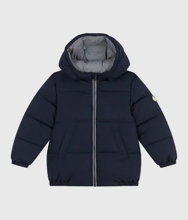 Piumino unisex per bambini in poliestere con fodera in micropile Petit Bateau