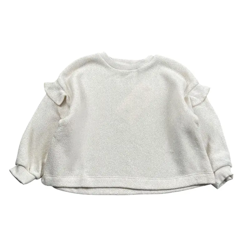 Play Up Maglia tinta unita Girocollo Panna per Bambina