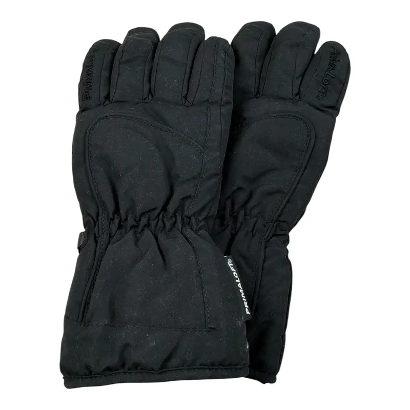 Primaloft Guanti Neve tinta unita Nero per Bambino