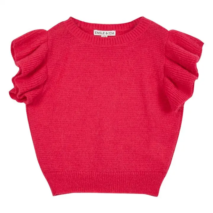 PULL SANS MANCHES VOLANTS