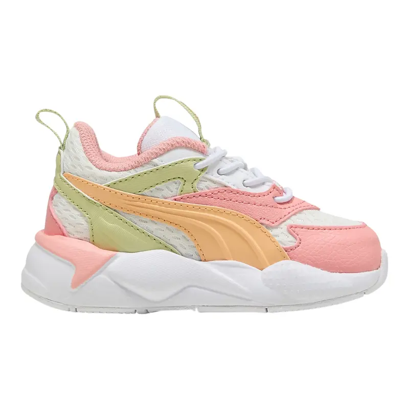 Puma Sneakers tinta unita con Lacci Albicocca per Bambina