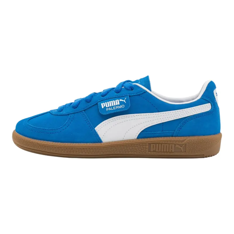 Puma Sneakers tinta unita con Profili In Contrasto Azzurro per Bambino