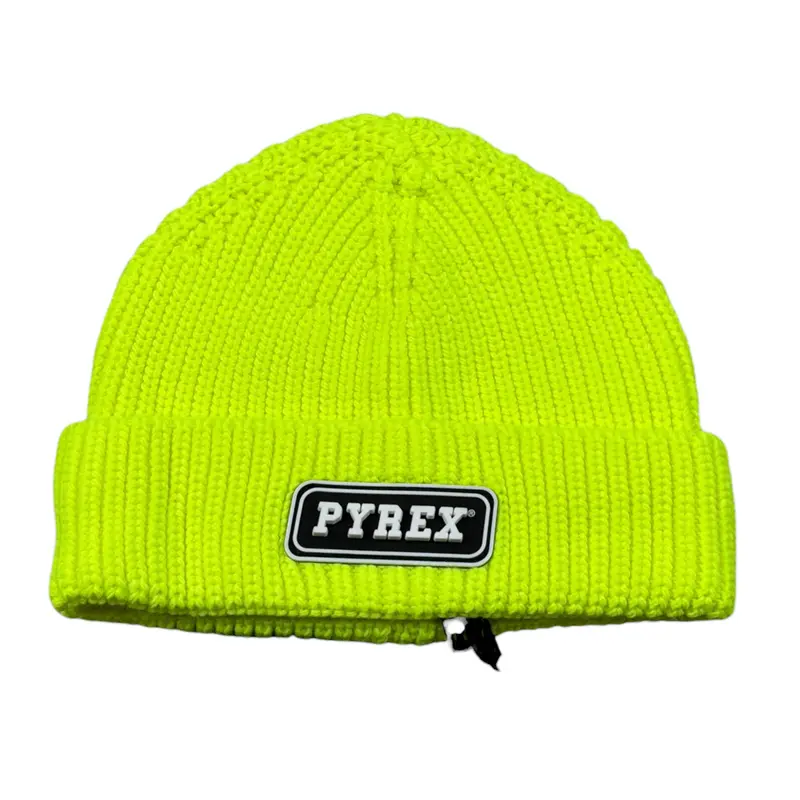 Pyrex Cappello tinta unita con Logo Giallo Fluo per Bambino