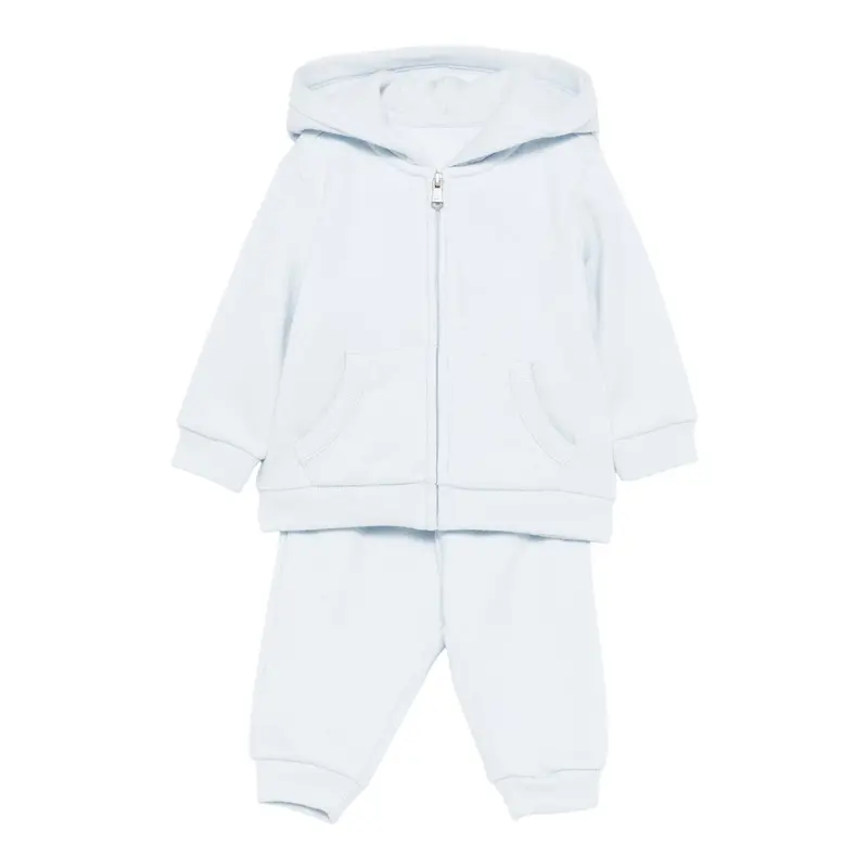 Ralph Lauren Completo 2Pz Felpa-Pantalone Azzurro per Neonato