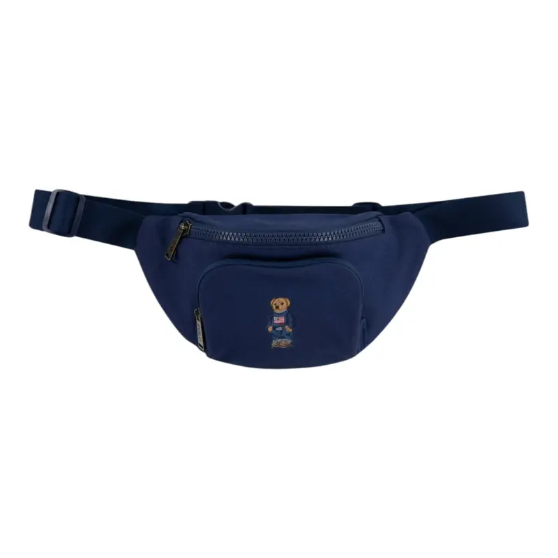 Ralph Lauren Marsupio tinta unita con Logo Blu per Bambino