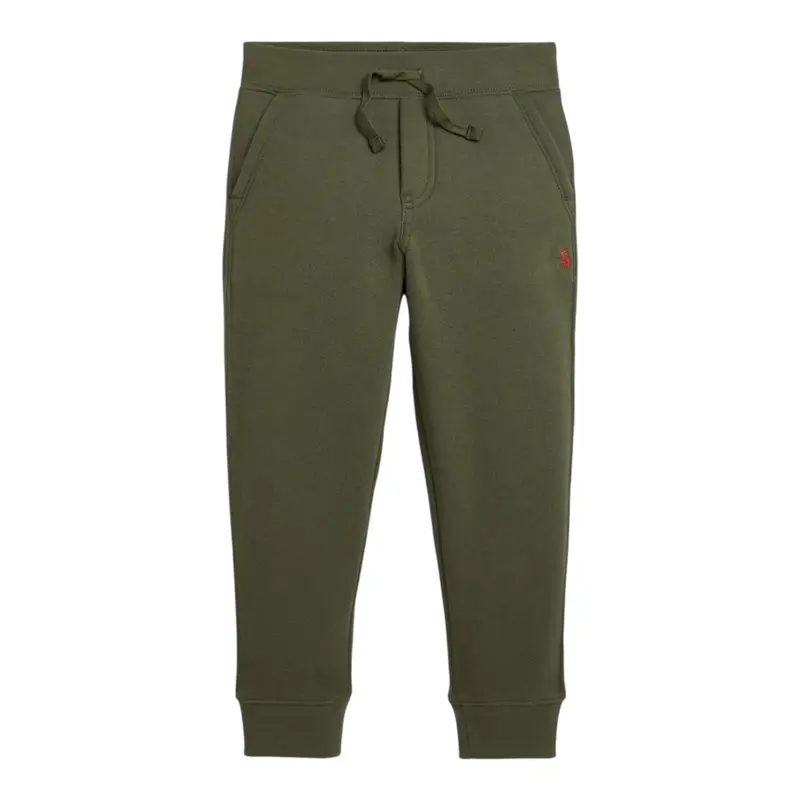 Ralph Lauren Pantalone Modello Tuta tinta unita Verde per Neonato