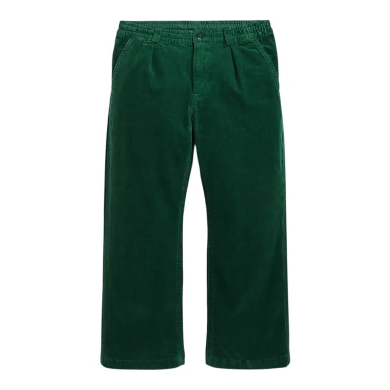 Ralph Lauren Pantalone tinta unita con Elastico In Vita Verde per Neonato