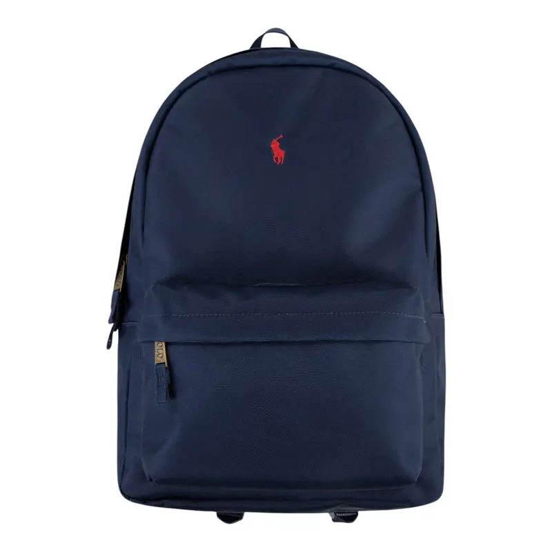Ralph Lauren Zaino tinta unita con Logo Blu per Bambino