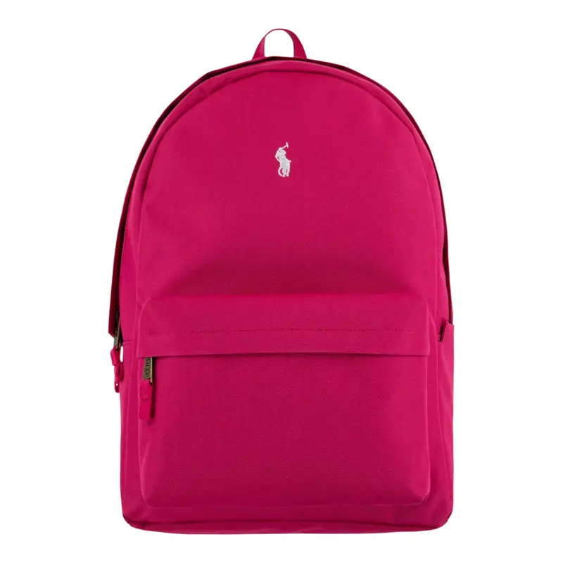 Ralph Lauren Zaino tinta unita con Logo Fuxia per Bambina