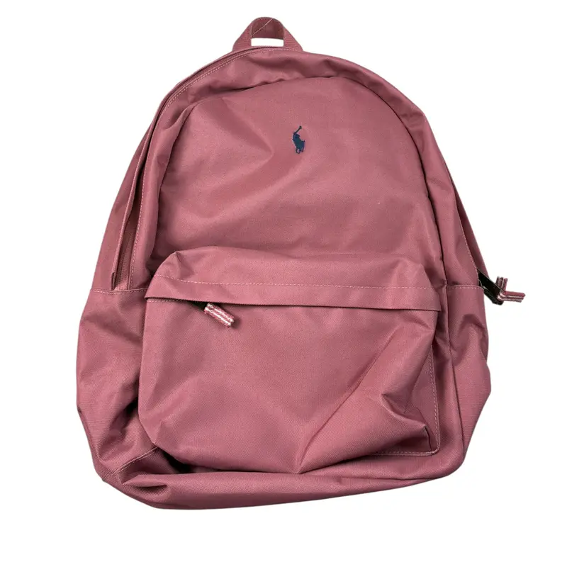 Ralph Lauren Zaino tinta unita con Logo Rosa per Bambina