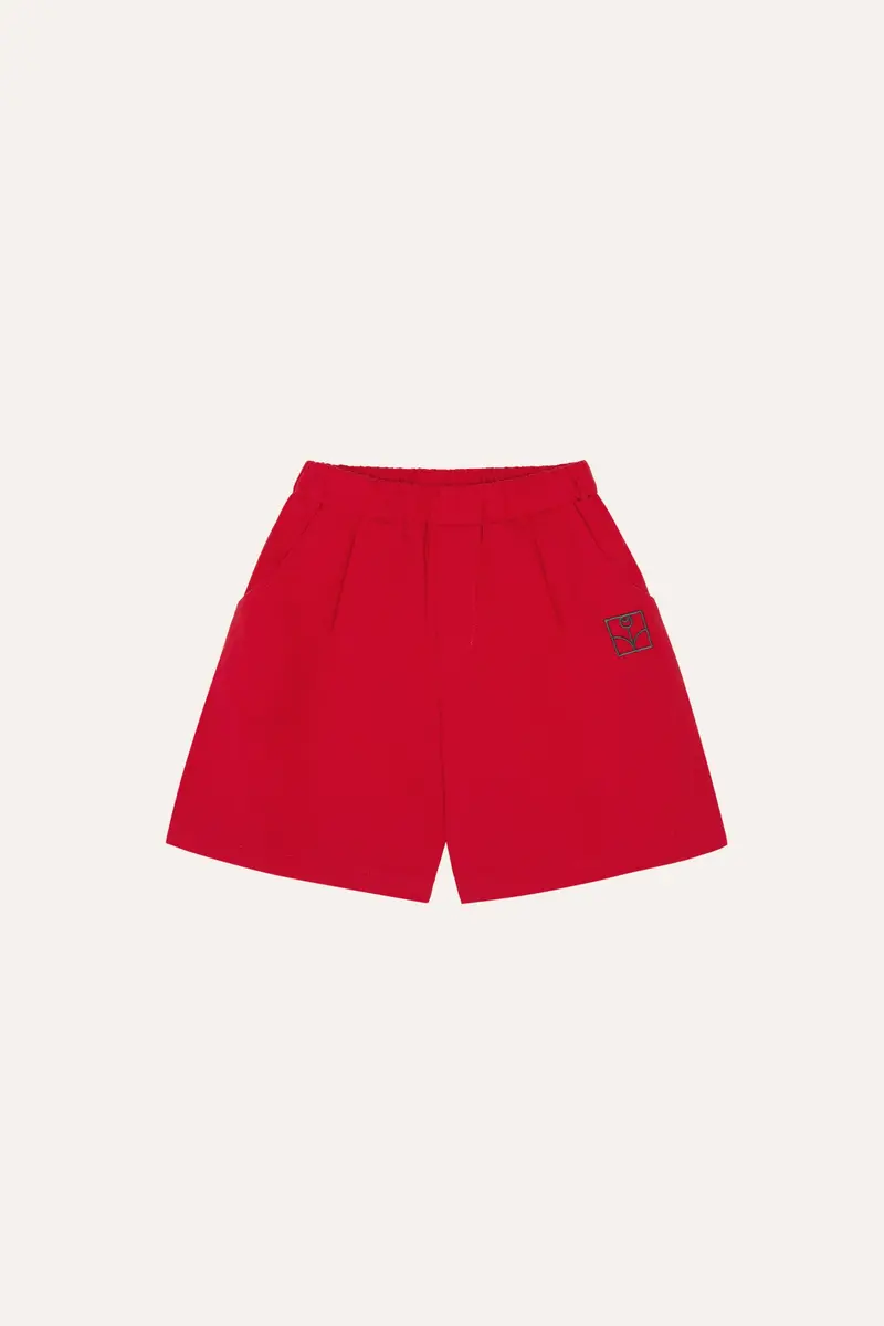 Red Kids Shorts