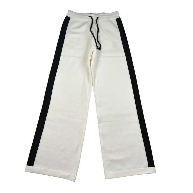 Refrigiwear Pantalone tinta unita Modello Palazzo Panna per Bambina