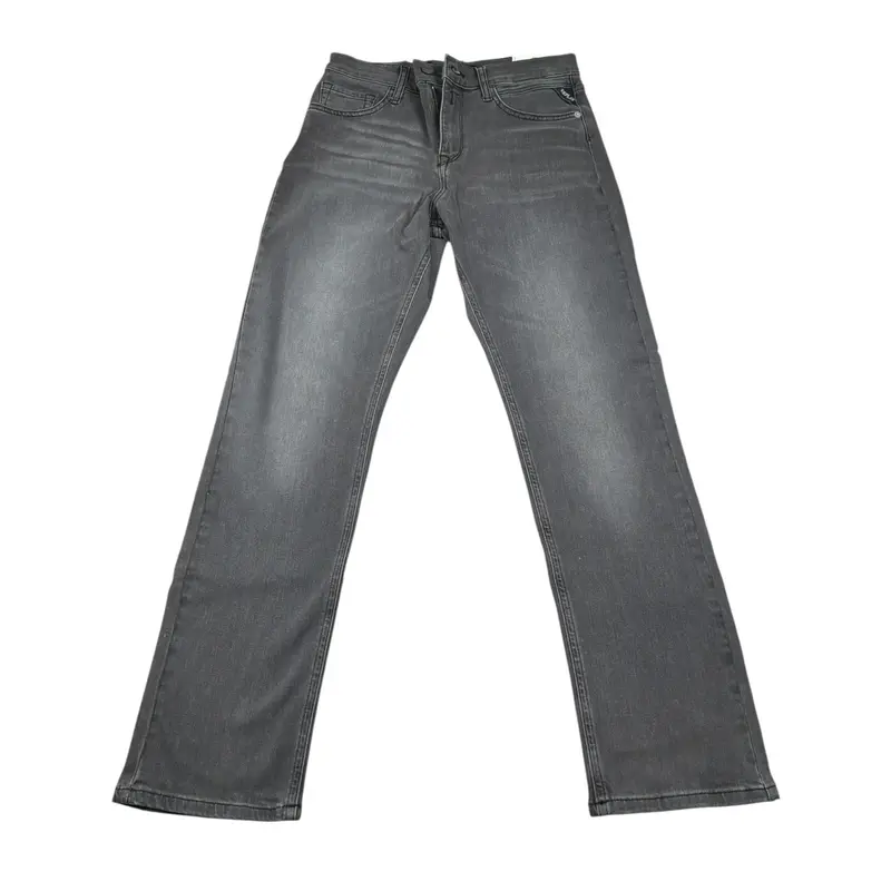 Replay Jeans tinta unita con 5 Tasche Nero per Bambino