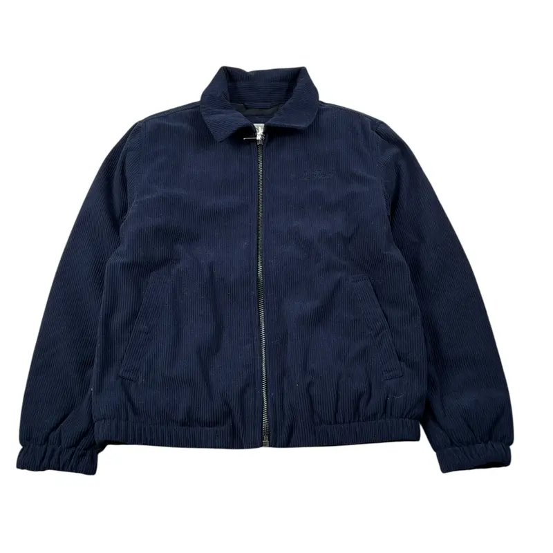 Saint Barth Giubbino tinta unita con Zip Blu per Bambino