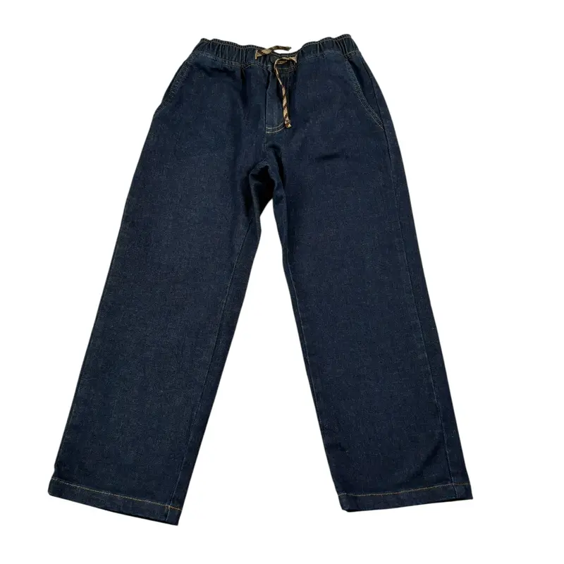Saint Barth Jeans tinta unita con Elastico In Vita Blu per Bambino