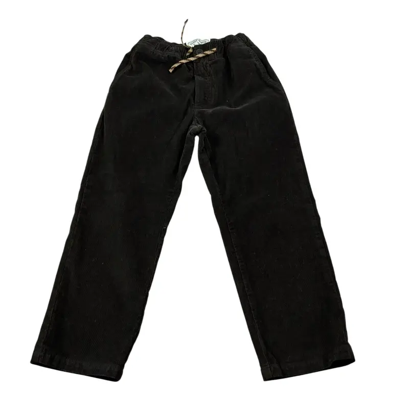 Saint Barth Pantalone tinta unita con Elastico In Vita Marrone per Bambino