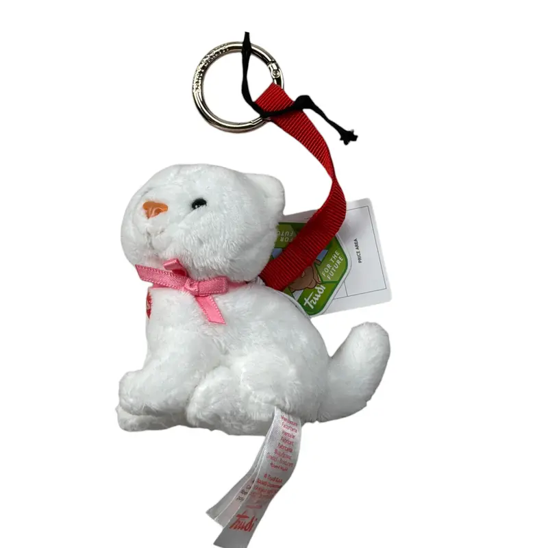 Saint Barth Portachiave con Charms Bianco per Bambina